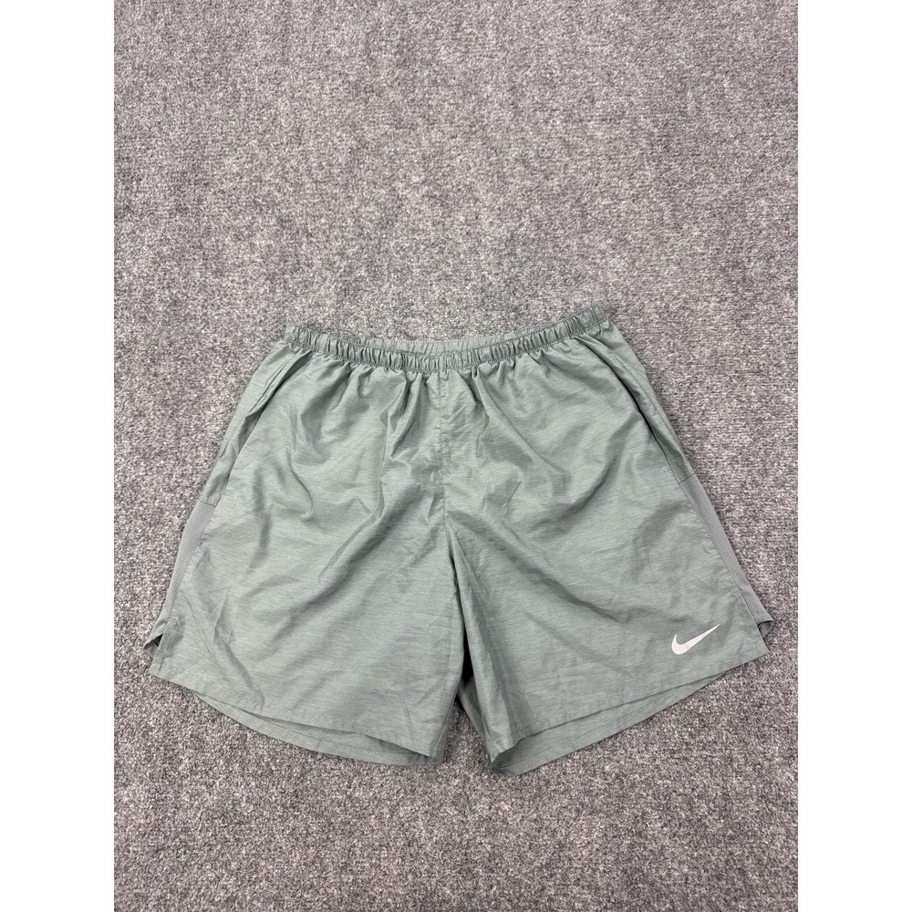Nike Dri-FIT Running Shorts Womens XL Gray 7 Inch Inseam Athletic Pockets Gym